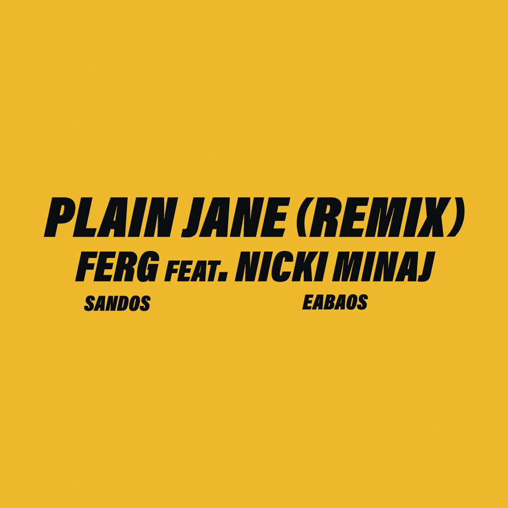 Plain Jane (Remix) artwork